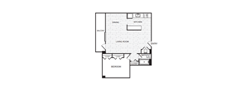 Spacious 1-bed, 1-bath in National Landing