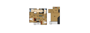 2-bedroom Loft in Lorton, VA