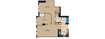 Spacious 1 Bedroom Pentagon City Arlington VA Apartment Rentals