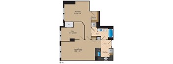 Spacious 1 Bedroom Pentagon City Arlington VA Apartment Rentals