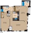 2 Bedroom, 2 Bath 1126 SF B15 Luxury 2 Bedroom Pentagon City Arlington VA Apartment Rentals
