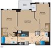 2 Bedroom, 2 Bath 1027 SF B1 2 Bedroom Pentagon City Arlington VA Apartment Rentals