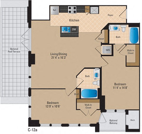 2 Bedroom Pentagon City Arlington VA Apartment Rentals