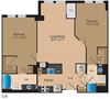 2 Bedroom, 2 Bath 1070 SF B9P4 2 Bedroom Pentagon City Arlington VA Apartment Rentals