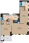 2 Bedroom, 2 Bath 1090 SF B9 Spacious 2 Bedroom Pentagon City Arlington VA Apartment Rentals