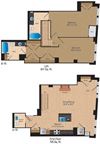 2 Bedroom and Loft, 2 Bath 1536 SF BL5 Spacious 2 Bedroom Pentagon City Arlington VA Apartment Rentals