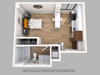 Studio, 1 Bath 394 SF S3 Studio Apartments for Rent in Crystal City Arlington VA