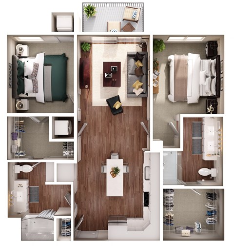 a floor plan of a 1 bedroom apartment at princeton court apartments in dallas, tx