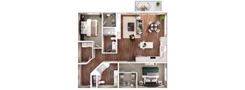 a floor plan of the acadia park apartments in houston, tx