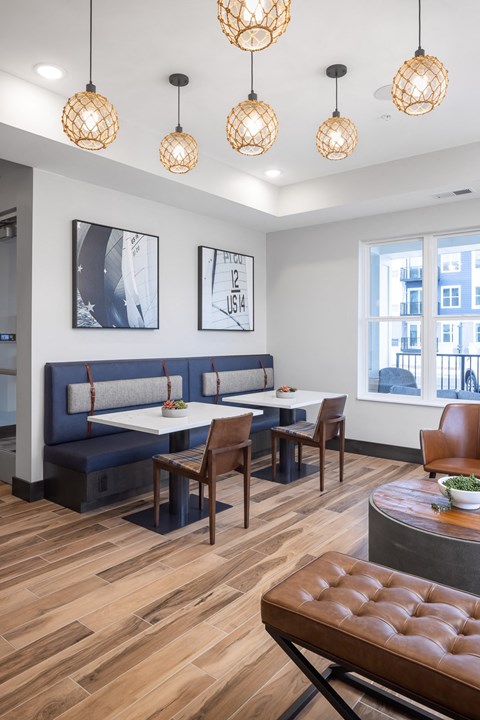 Flex space with seating