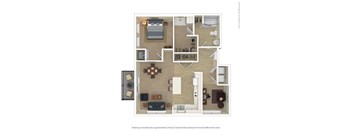 1 Bedroom plus Den F