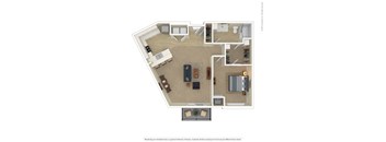 M - 1 Bedroom-C
