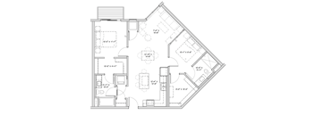 a floor plan of a house with different floors