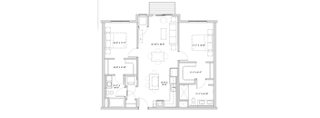 a drawing of a floor plan of a house