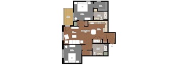 0 for the 4 bedroom floor plan with garage floor planter