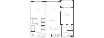 Deerfield Floor Plan at Residence at Tailrace Marina, Mount Holly, NC