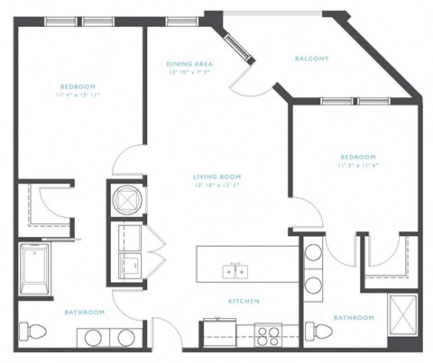 Gauley Floor Plan at Residence at Tailrace Marina, North Carolina