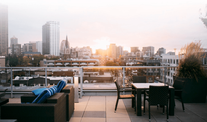 Patio at The Palms 1101, Columbia, SC