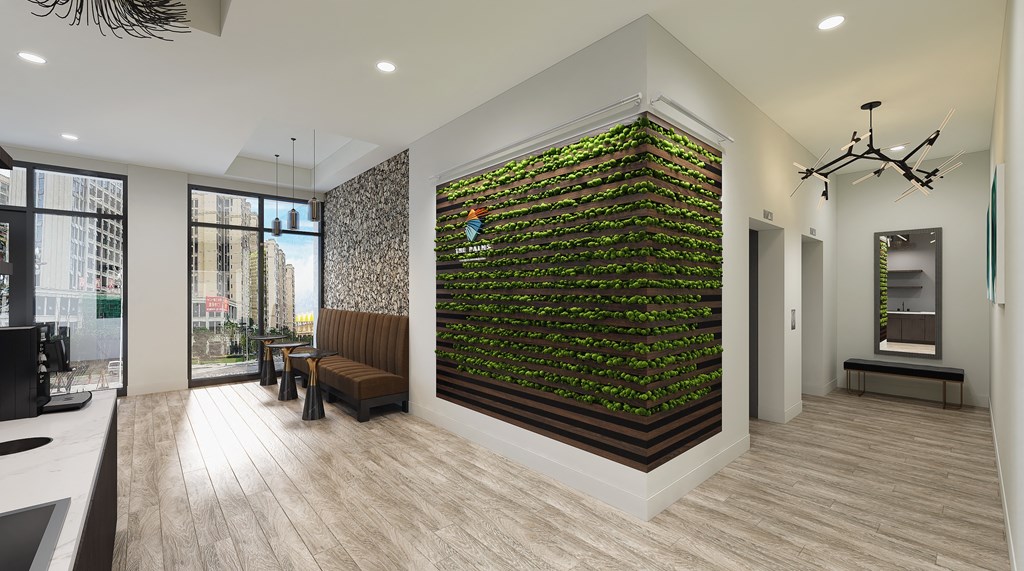 Lobby at The Palms 1101, Columbia, SC