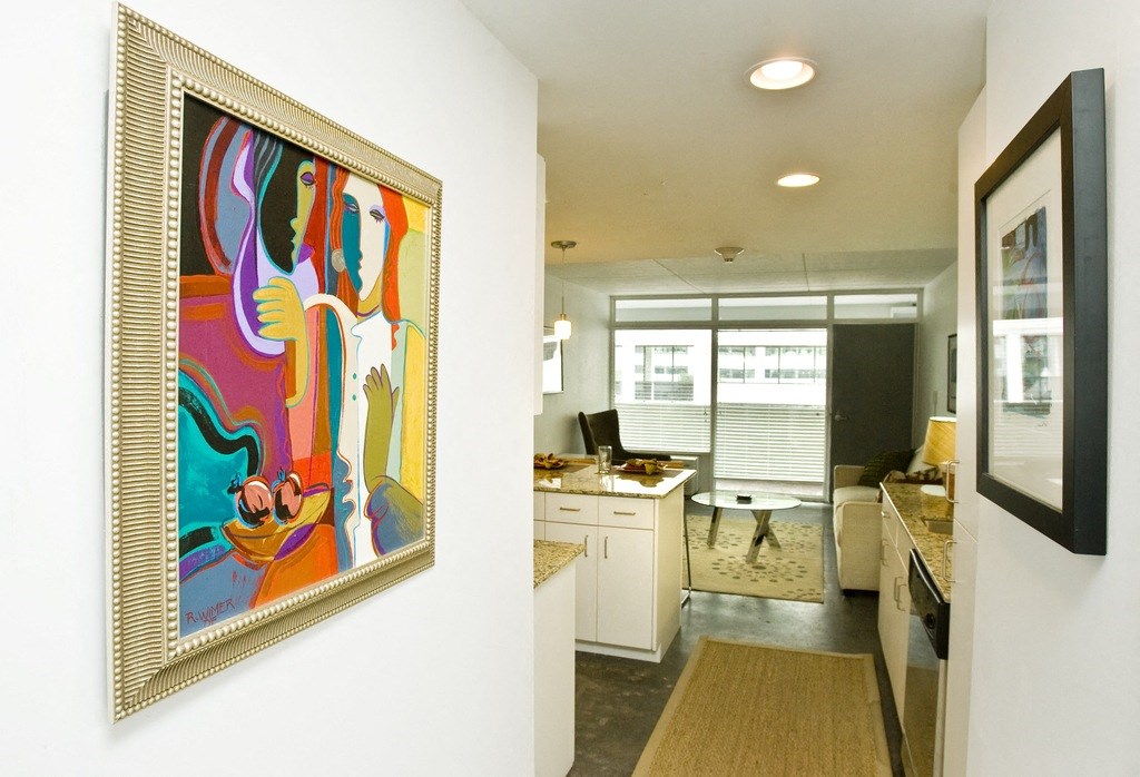 Wall Painting In A Hallway at The Palms on Main, South Carolina