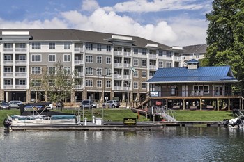 Lakeside Apartment View Lakeside Apartment View at Residence at Tailrace Marina, Mount Holly, North Carolina - Photo Gallery 4