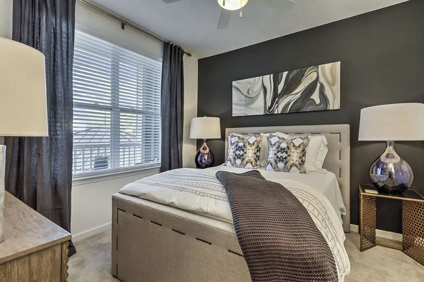 Beautiful Bright Bedroom With Wide Windows Beautiful Bright Bedroom With Wide Windows at Residence at Tailrace Marina, North Carolina, 28120