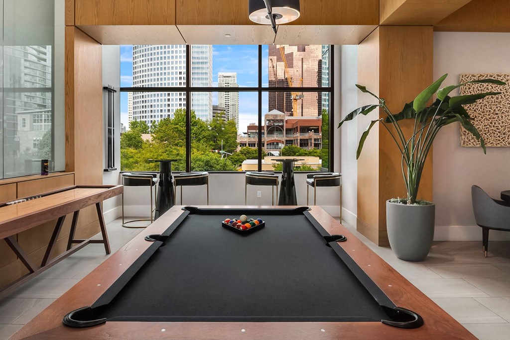 pool table at Two Lincoln Tower, Bellevue, WA, 98004