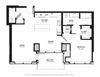 1 Bed 1.5 Bath Floor Plan- Sq.Ft. 1,283 1 Bed 1.5 Bath Floor Plan at Two Lincoln Tower, Bellevue, 98004