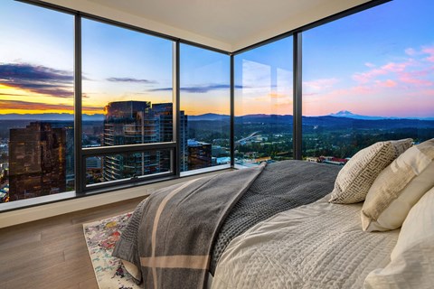 bedroom bedroom at Two Lincoln Tower, WA, 98004