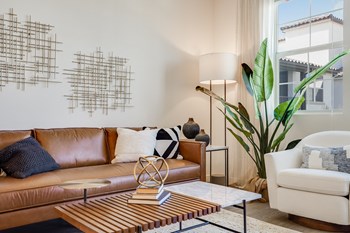 Beautiful Furnished Cozy Nook in Mid Century Modern Penthouse Two Bedroom at The Club at Enclave Apartments in Chula Vista, CA - Photo Gallery 4
