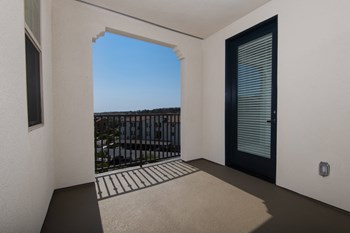 Spacious, private patio with expansive views.