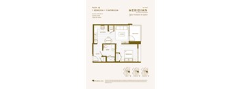a floor plan of a bedroom apartment