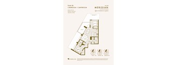 the floor plan of the second level of the apartment