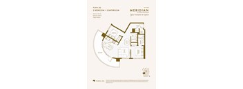 floor plan of the second level of the apartment