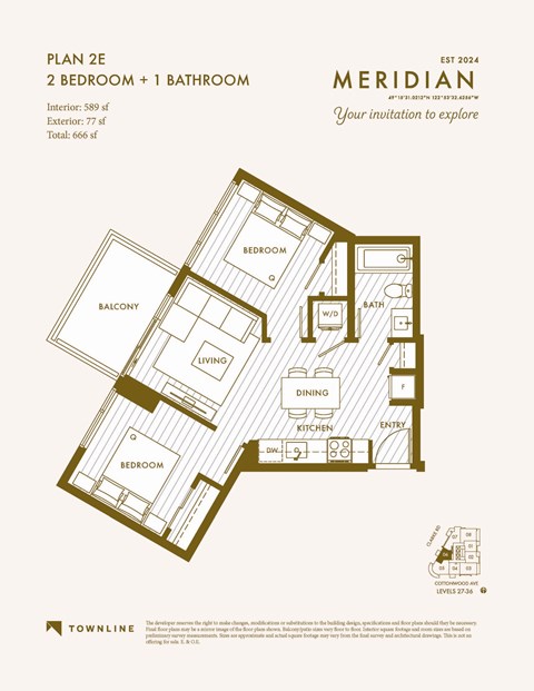 a floor plan of a bedroom apartment
