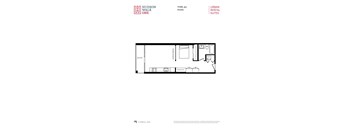 floor plan of the urban retreat apartments