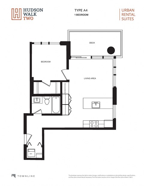 a floor plan of hudson walk two