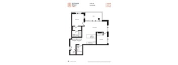 a floor plan of hudson walk apartments