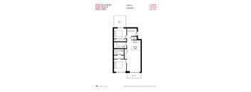 a floor plan of the unit