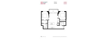 a floor plan of the unit