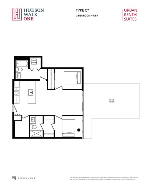 a floor plan of the unit
