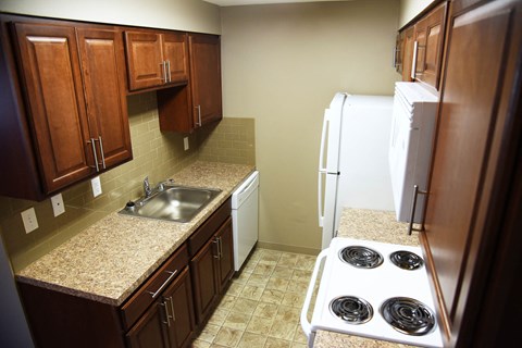 Kitchen Appliances at Railhead Apartments, Spokane, 99202