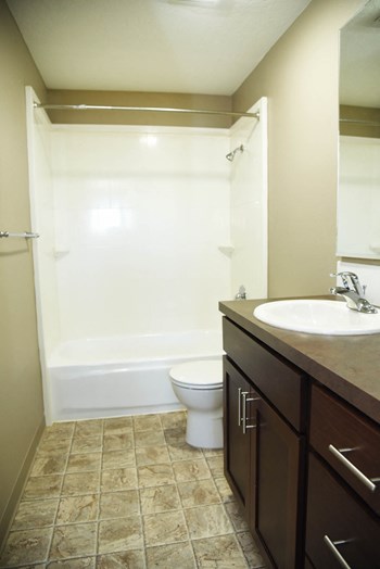 Spacious Bathrooms at Railhead Apartments, Spokane, WA - Photo Gallery 20