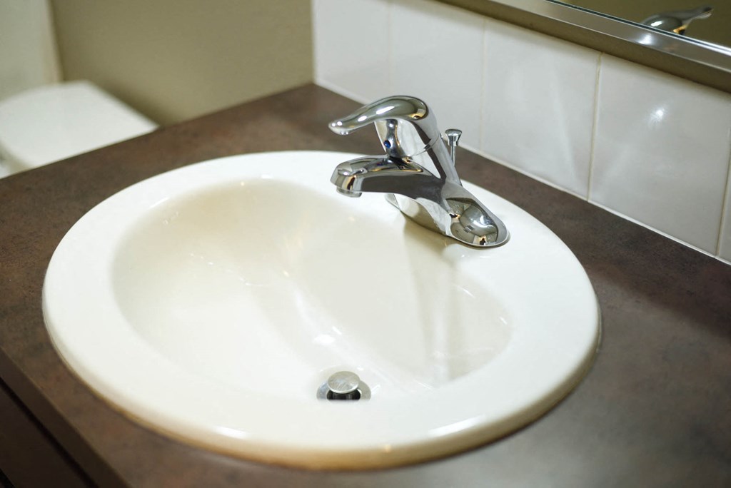 Bathroom Faucet at Railhead Apartments, Spokane, Washington