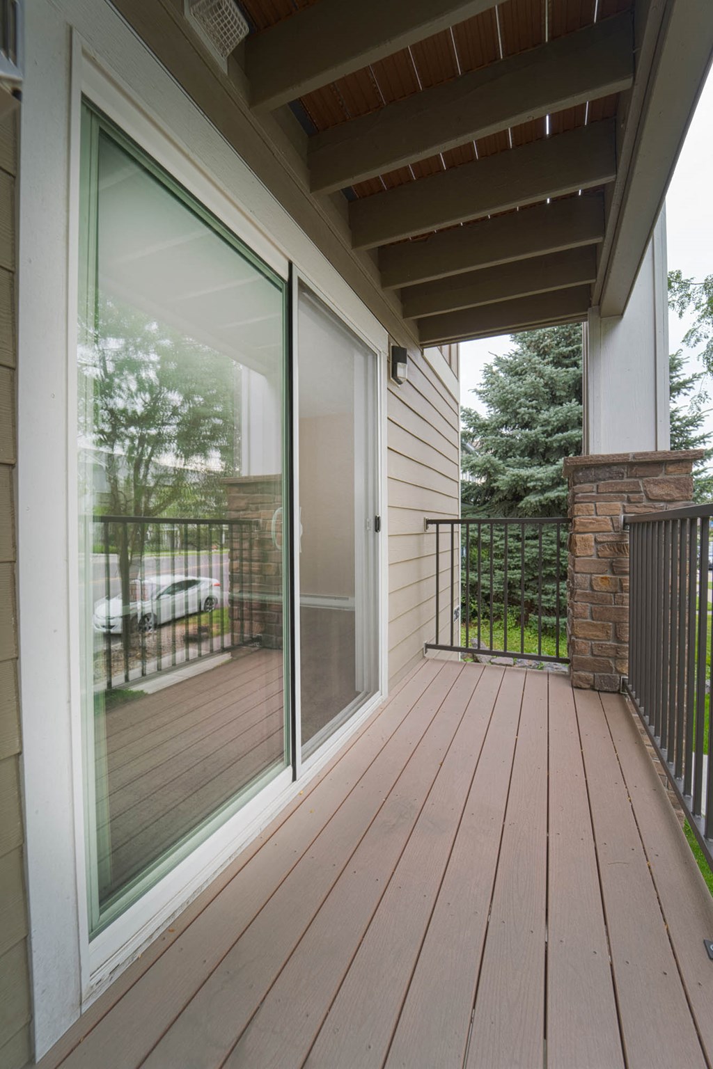 Apartment Balcony at Railhead Apartments, Spokane