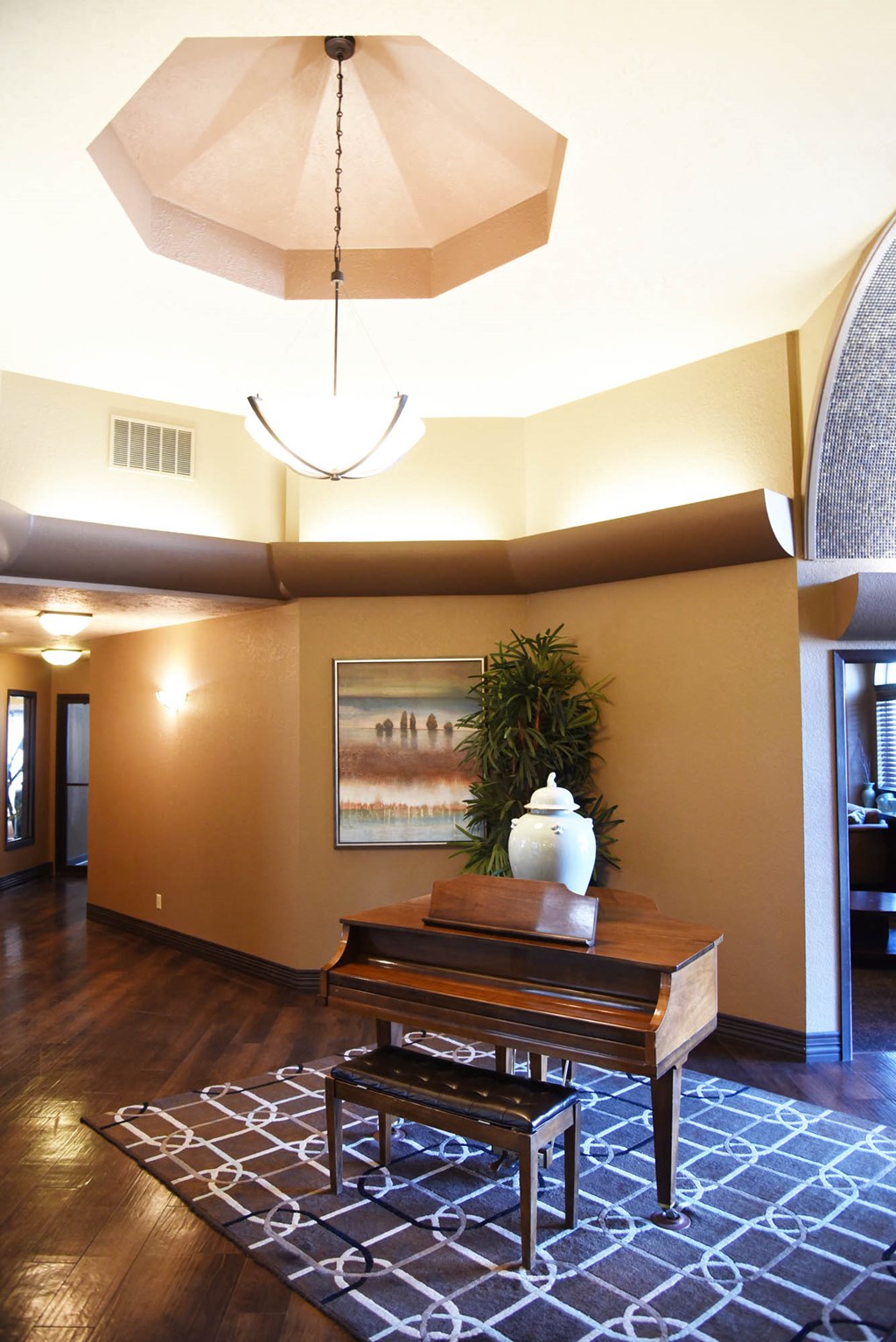 Clubhouse piano at Graymayre Crossing Apartments, Spokane, WA, 99208