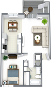 1 - Bed