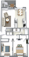2 - Bed