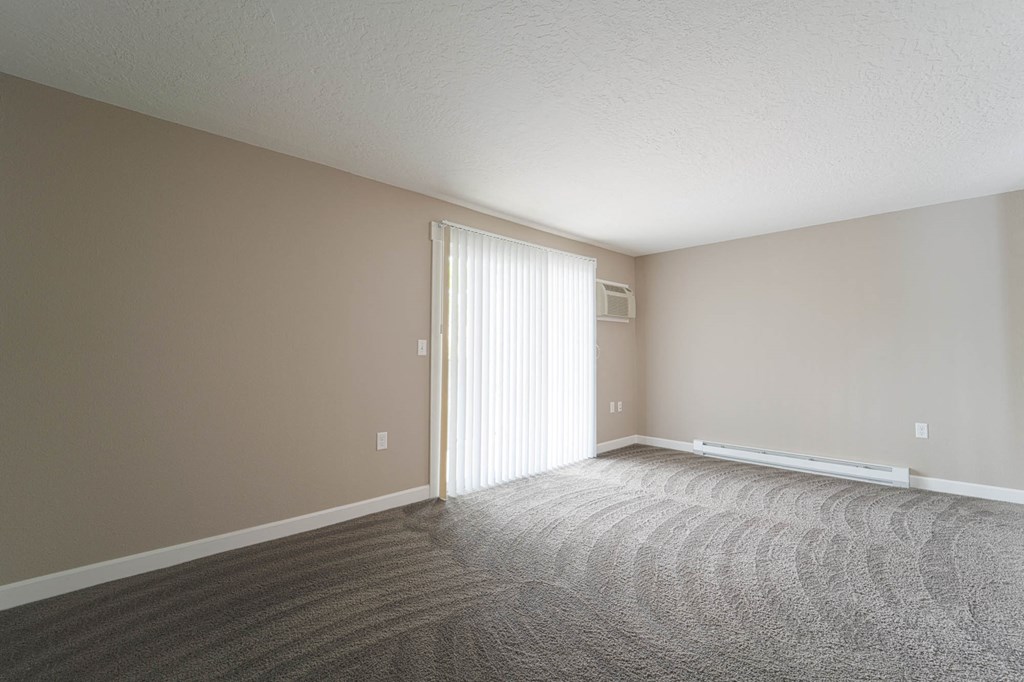 Carpeted Living Room at Railhead Apartments, Spokane, WA, 99202
