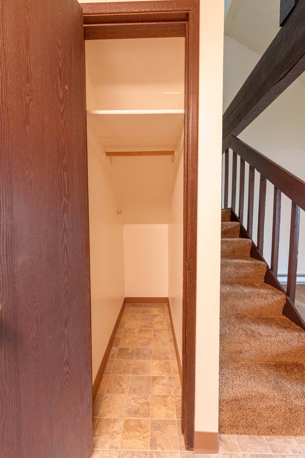 Staircase View at Hogan Apartments, Spokane, WA, 99207